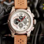 Tag Heuer Carrera MP4-12C Chronograph Watch Black Dial Brown Leather Strap